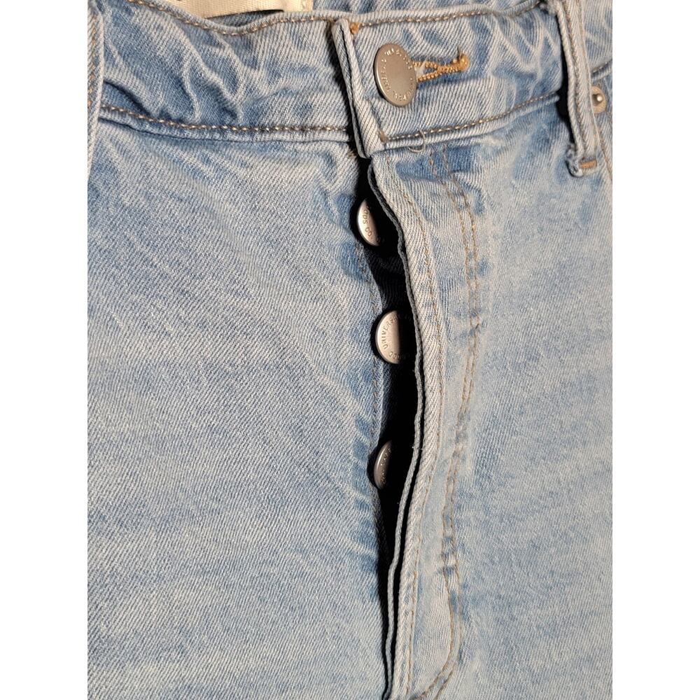 Womens Universal Thread High Rise 90s Straight Light Wash Denim Jeans Sz: 17R - Picture 3 of 16
